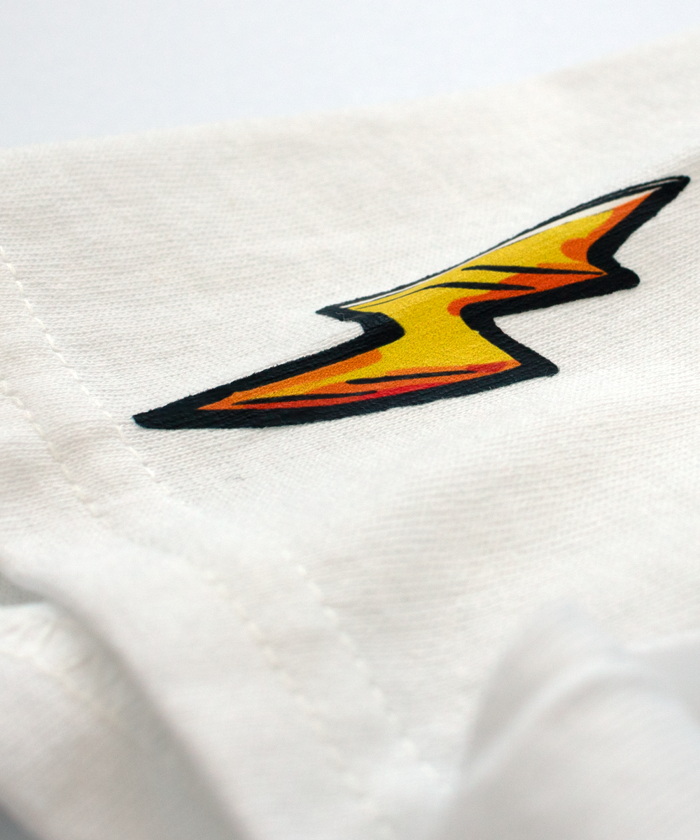 rainbow rain - white t-shirt