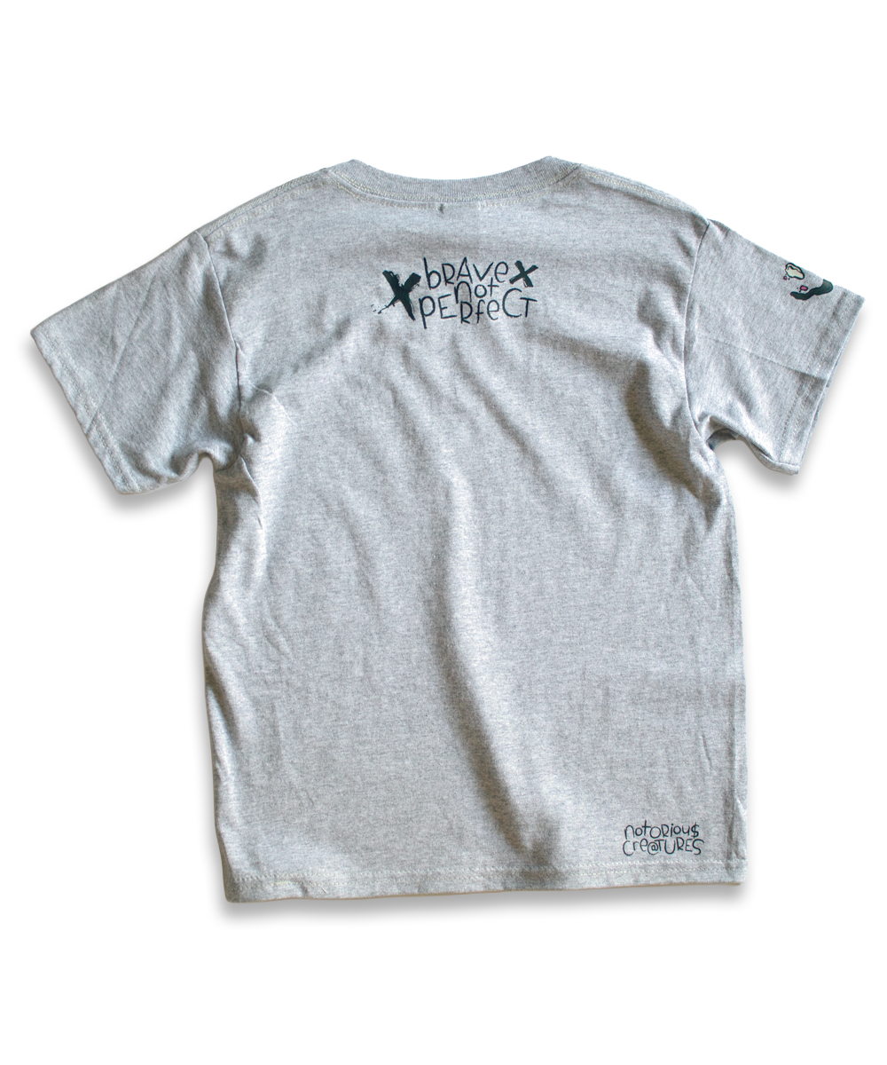 slime pirate // 000 // heather grey t-shirt