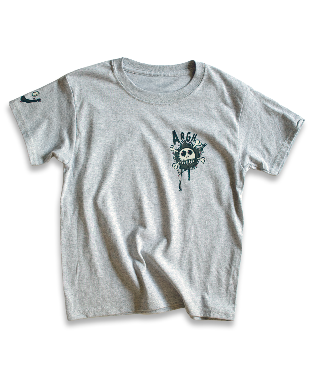 slime pirate // 000 // heather grey t-shirt