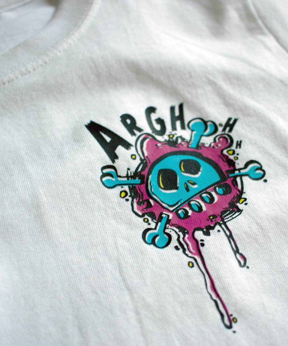 slime pirate // 000 // white t-shirt
