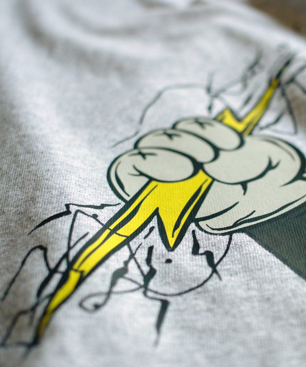 voltage // 000 //  heather grey t-shirt