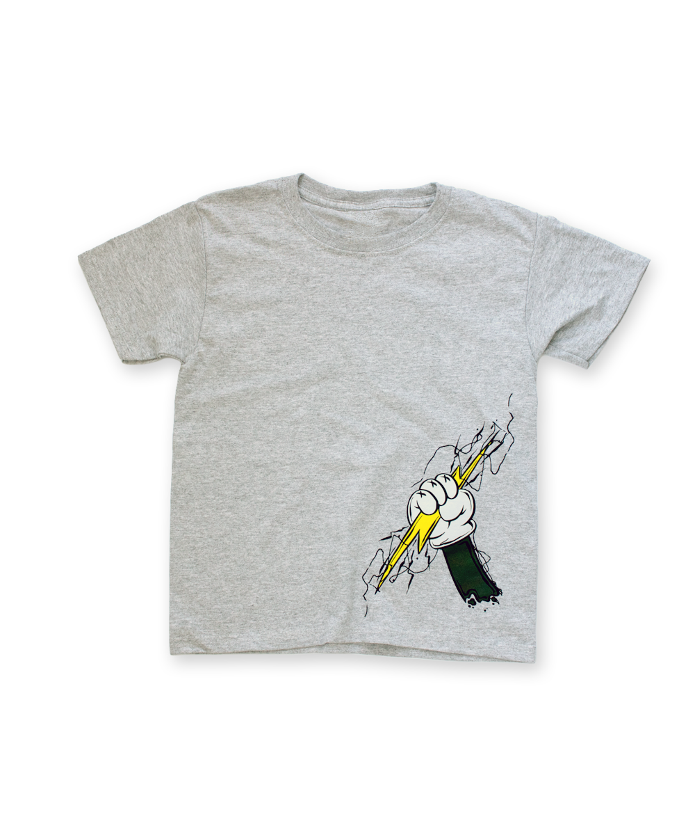 voltage - heather grey t-shirt