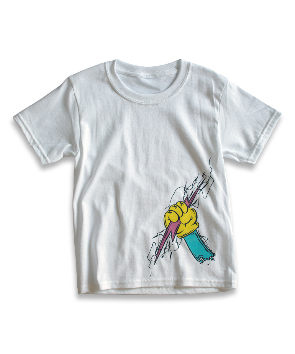 voltage // 000 // white t-shirt
