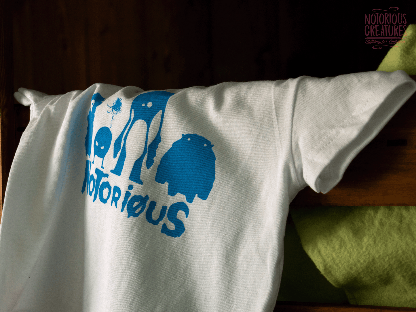 "THE USUAL SUSPECTS" - Blue | White Cotton | Toddler Tee